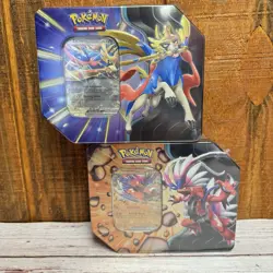 Pokemon Slashing Legends Zacian & Koraidon Pokemon Tins - Set of 2 - New Sealed - Image 1