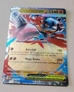 Mega Lucario EX 077/132 Double Rare Full Art Pokemon TCG Mega Evolution - Image 4