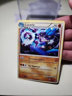 Pokemon TCG 2011 Lucario 14/95 Call of Legends Holo Rare - Image 2