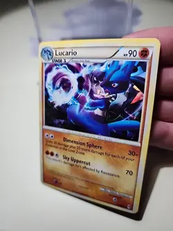 Pokemon TCG 2011 Lucario 14/95 Call of Legends Holo Rare - Image 3