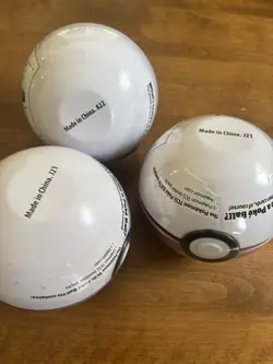 Lot Of 3 Pokemon TCG Pokeball Tins 2 Love Balls J21 And 1 A22 All Sealed - Image 3