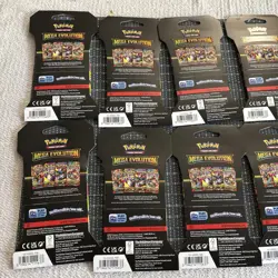 Pokemon Mega Evolution Sleeved Booster Packs Lot Of 10 Mint In Hand - Image 3