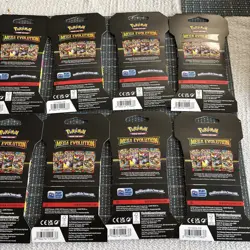 Pokemon Mega Evolution Sleeved Booster Packs Lot Of 10 Mint In Hand - Image 4