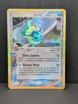 Vaporeon 18/113 Delta Species Reverse Holo Ultra Rare Pokemon TCG Nintendo HP - Image 1