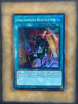 Yugioh Unauthorized Reactivation SR10-EN041 Super Rare 1st Ed NM - Image 1