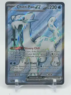 Pokemon Card - Chien-Pao ex Paldea Evolved 236/193 Ultra Rare Full Art SV Holo - Image 1