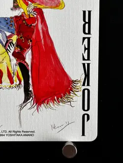 Kefka Final Fantasy Card 25th Anibersary Playing Cards Trump Japanese FF JOKER - Image 4