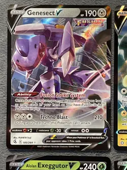Pokemon Cards V Lot Ultra Rare Holo Genesect Morpeko Zamazenta Stoutland + More! - Image 2