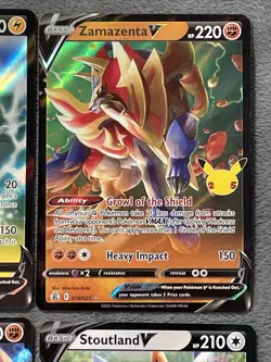 Pokemon Cards V Lot Ultra Rare Holo Genesect Morpeko Zamazenta Stoutland + More! - Image 4