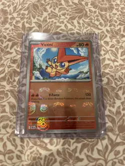 Victini Masterball Holo 012/86 Black Bolt Pokemon Card TCG - Image 1