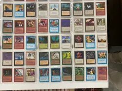 Rare MTG 1995 Estate Collection Of Mixed 189 Cards Unsorted Magic The Gathering - Image 4