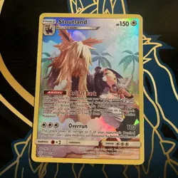 Pokemon TCG Stoutland Cosmic Eclipse Holo Card 248/236 Secret Rare - Image 1
