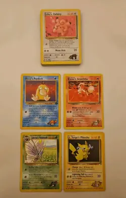 Pokemon TCG Gym Heroes Base Set Non Holo 25 X Card Bundle - Image 1