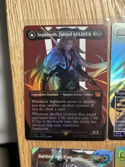 Sephiroth Aerith Surge Foil Tifa MTG Final Fantasy Card LOT Surge Foils Ex Art - Image 2