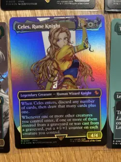 Sephiroth Aerith Surge Foil Tifa MTG Final Fantasy Card LOT Surge Foils Ex Art - Image 3