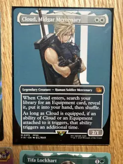 Sephiroth Aerith Surge Foil Tifa MTG Final Fantasy Card LOT Surge Foils Ex Art - Image 4