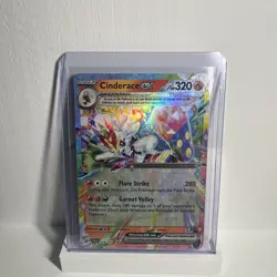 Cinderace ex 028/142 Stellar Crown Double Rare Holo Pokemon TCG Card NM - Image 3
