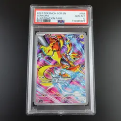 PSA 10 Zeraora 151/142 Stellar Crown IR Full Art Holo Pokemon Card - Image 1