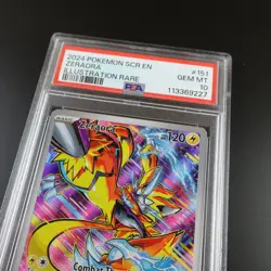 PSA 10 Zeraora 151/142 Stellar Crown IR Full Art Holo Pokemon Card - Image 2