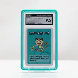 Pokemon Meowth Old Maid Japanese Playing Cards 2019 - CGC 9.5 Mint+ - Image 1