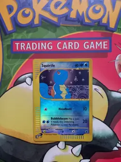 Squirtle 132/165 Reverse Holo Expedition Base Set Pokemon Card - Image 1