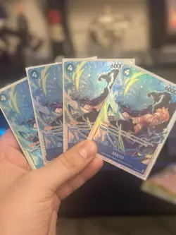 PRB02-008 Marco (SR) ONE PIECE Card TCG NM English Playset (x4) - Image 1