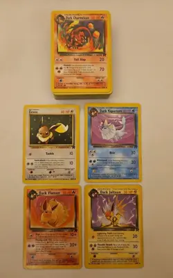 Pokemon TCG Team Rocket Base Set Non Holo 50 X Card Bundle - Image 1