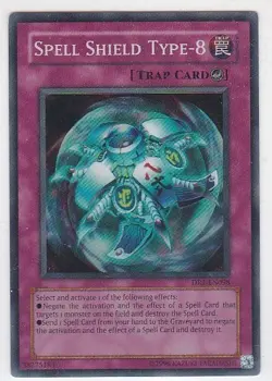 JP) Yugioh - Konami - Yu-Gi-Uh! - Spell Shield Type-8 - DR1-EN098 - Card - Image 1