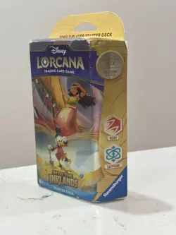 Disney Lorcana Into the Inklands Starter Deck Trading Card Game Ruby Sapphire - Image 5