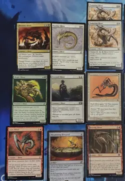 Thrumming Hivepool EOE 0247 NM + 26 Slivers Magic The Gathering Cards - Image 2