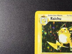 Pokemon TCG Raichu Base Set Holo Unlimited Rare Card 14/102 - Image 5