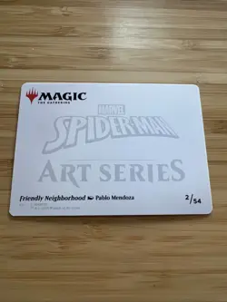 Friendly Neighborhood Art Card #2 (NM) AASPM Magic MTG Signed gold stamp - Image 2
