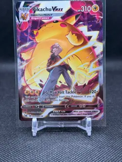Pikachu VMAX TG17/TG30 Swsh11: Lost Origin Trainer Gallery Ultra Rare Card - Image 1