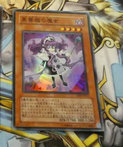 YU-GI-OH JAPANESE SUPER RARE HOLO CARD CARTE ABPF-JP012 Witch of the Black NM - Image 1