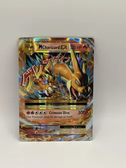 Mega M Charizard Y EX 13/108 XY Evolutions Holo 2016 Pokemon Card NM+ A - Image 1