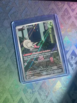 Shelmet 93/86 Illustration Rare Full Art Holo White Flare Pokemon TCG Card NM - Image 1