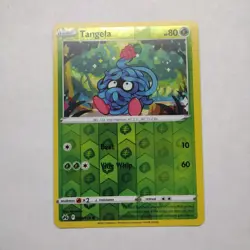 Tangela 004/159 Reverse Holo Crown Zenith Pokemon Card - NM Near Mint - Image 1