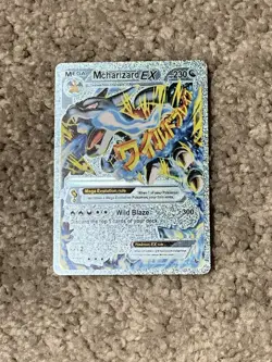 Pokemon MCharizard EX HP230 Wild Blaze Multi-Colored Foil Fan Art Display Card - Image 1