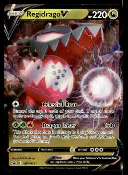 Pokemon TCG SWSH: Sword & Shield Promo Cards #SWSH281 Regidrago V NM - Image 1