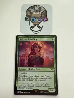 MTG - Delighted Halfling (0158) Near Mint LTR - Image 1
