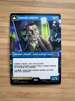 Norman Osborn (Borderless) - 0220 - Marvel's Spider-Man MTG NM/M SHIPS NOW - Image 1