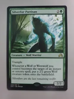 MTG Silverfur Partisan Shadows over Innistrad Regular Rare - Image 1