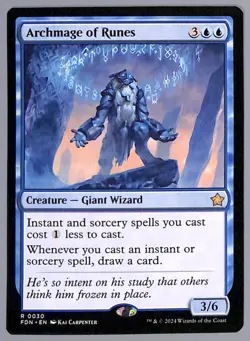 Archmage of Runes - 30 - Foundations (FDN) MTG - Image 1
