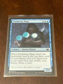 Magic the Gathering Modern Horizons Pondering Mage - Image 1