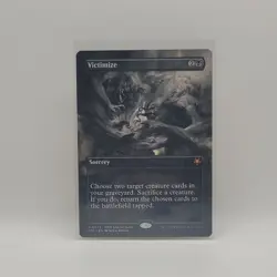 MTG Magic the Gathering Special Guests #23 Victimize (Borderless) Regular NM - Image 1