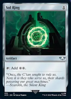 4x Sol Ring (252) NM-Mint, English Universes Beyond: Warhammer 40,000 MTG Magic - Image 1