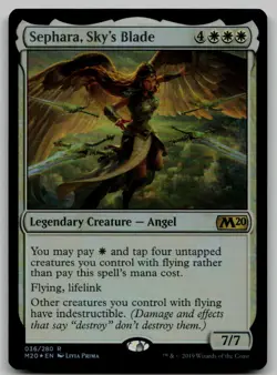 Sephara, Sky's Blade R Core Set 2020 36 NM FOIL - Image 1