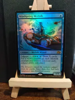 Mindspring Merfolk FOIL - Aetherdrift - Rare - NM (see pics) MTG - Image 1