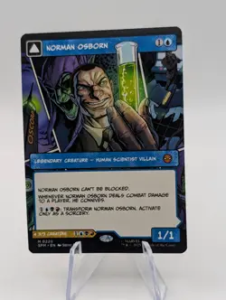 Magic the Gathering Spiderman | Norman Osborn Borderless | Pack fresh NM - Image 1