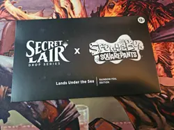 🌟Foil🌟 Lands Under the Sea Rainbow Secret Lair MTG x SpongeBob SquarePants - Image 1